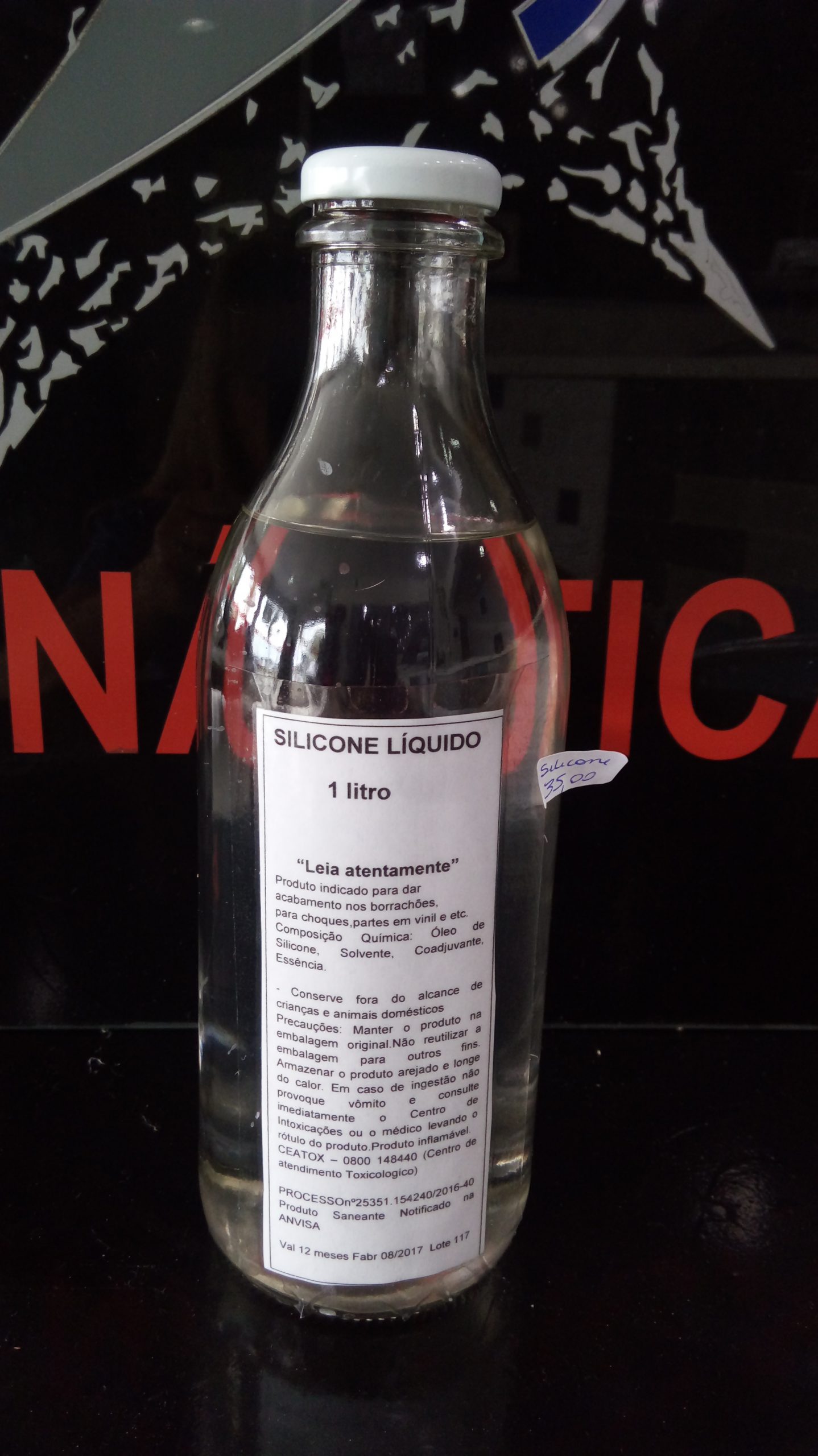 Silicone líquido 100%  puro - 1 litro