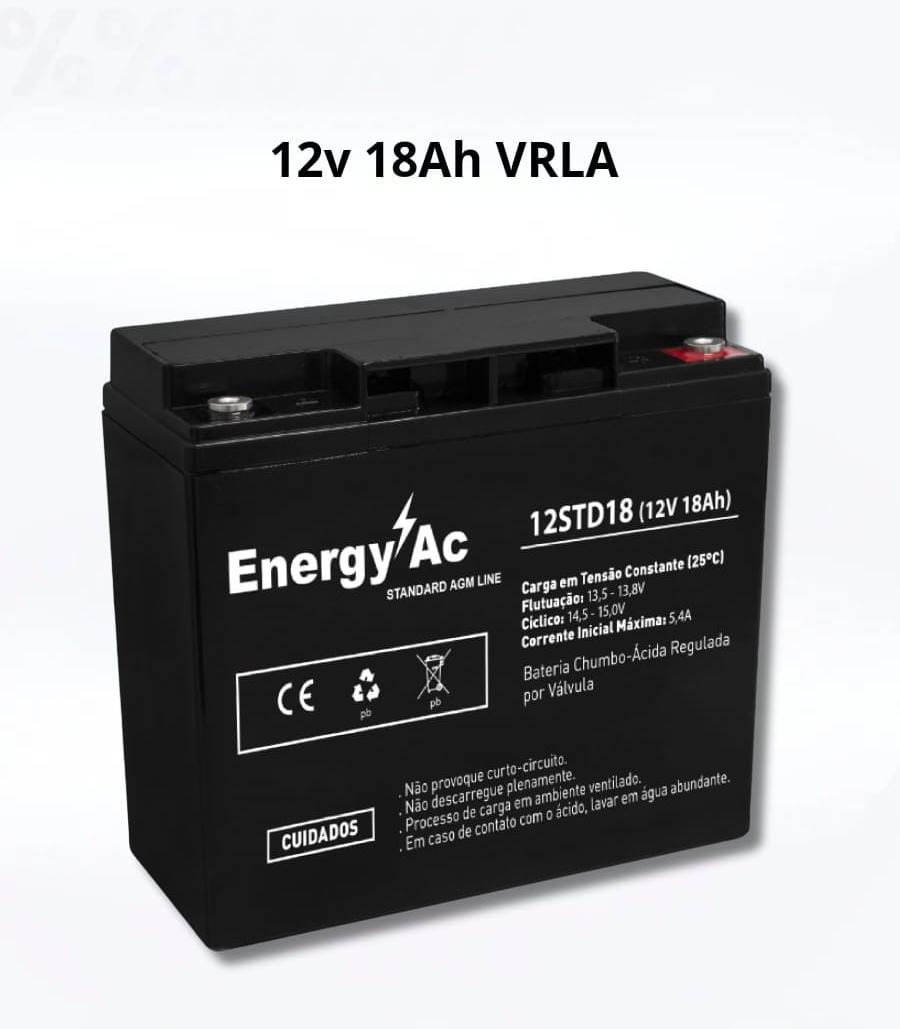 BATERIA ENERGY 12STD18 (12V 18Ah) R$749,00